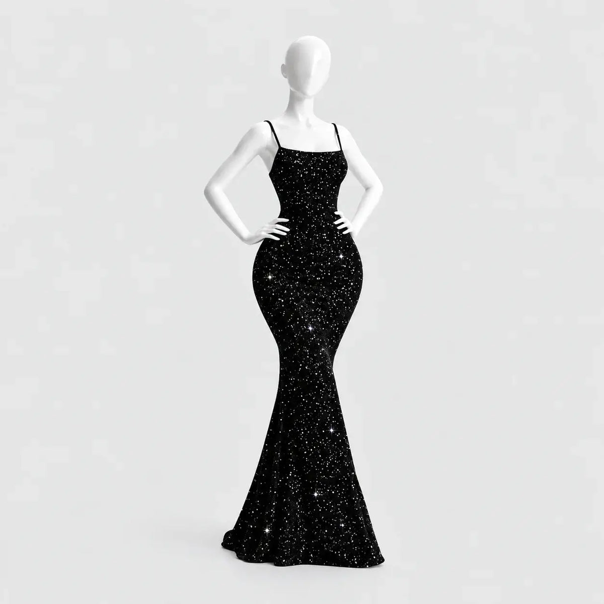 Glitter Mermaid Maxi Dress