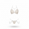 2-Piece Pearl Body Chain Lingerie Set