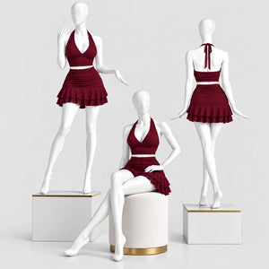 Allure Ruched Halter Set