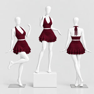 Allure Ruched Halter Set