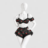 Sweet Cherry Two-Piece Lingerie Set