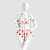 Sweet Cherry Two-Piece Lingerie Set