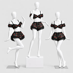Sweet Cherry Two-Piece Lingerie Set