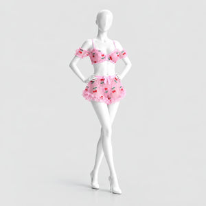 Sweet Cherry Two-Piece Lingerie Set