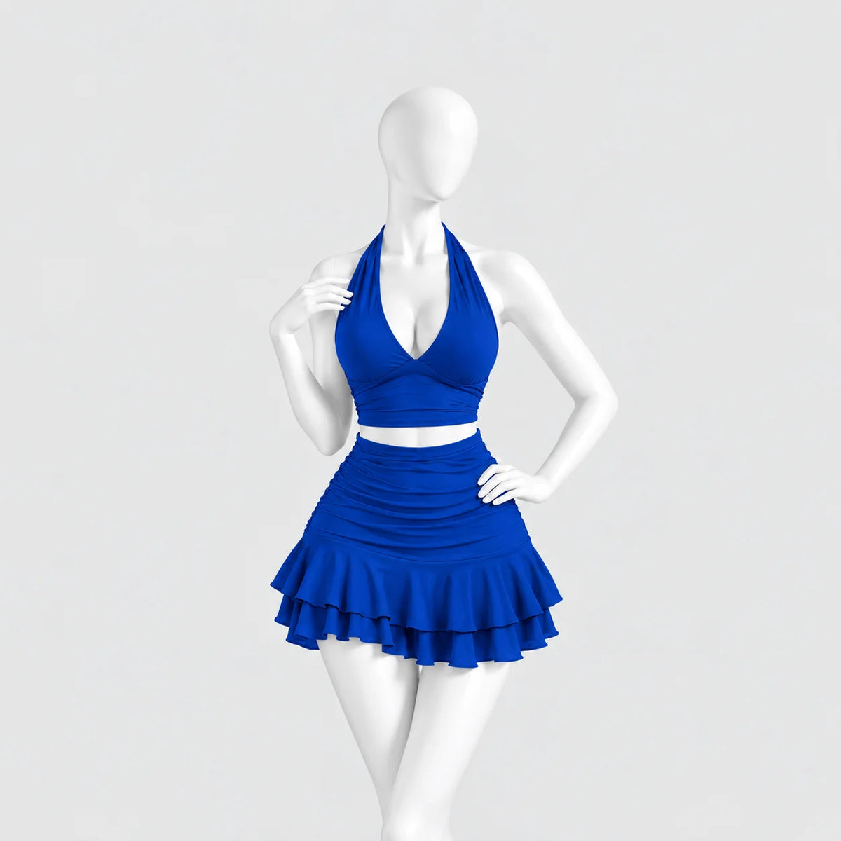 Allure Ruched Halter Set