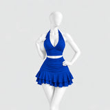 Allure Ruched Halter Set