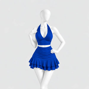 Allure Ruched Halter Set