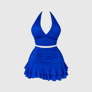 Allure Ruched Halter Set
