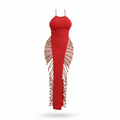 Side Cut-Out Strappy Lingerie Dress