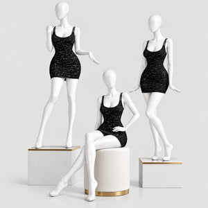 Glitter mini dress with a lace butterfly back
