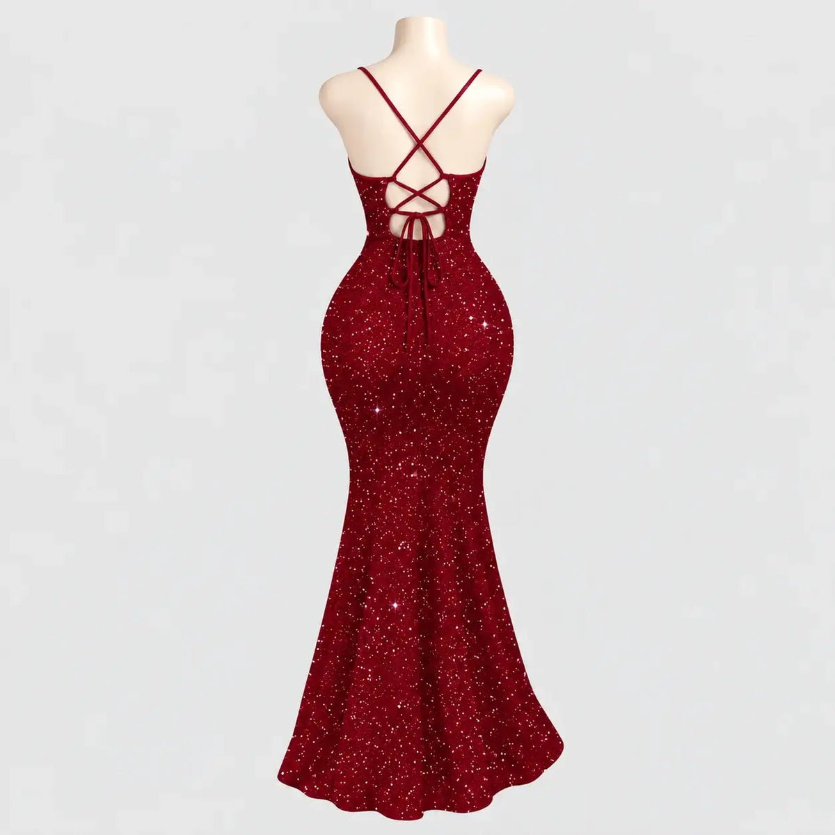 Glitter Mermaid Maxi Dress