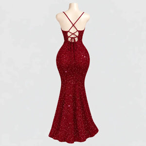 Glitter Mermaid Maxi Dress