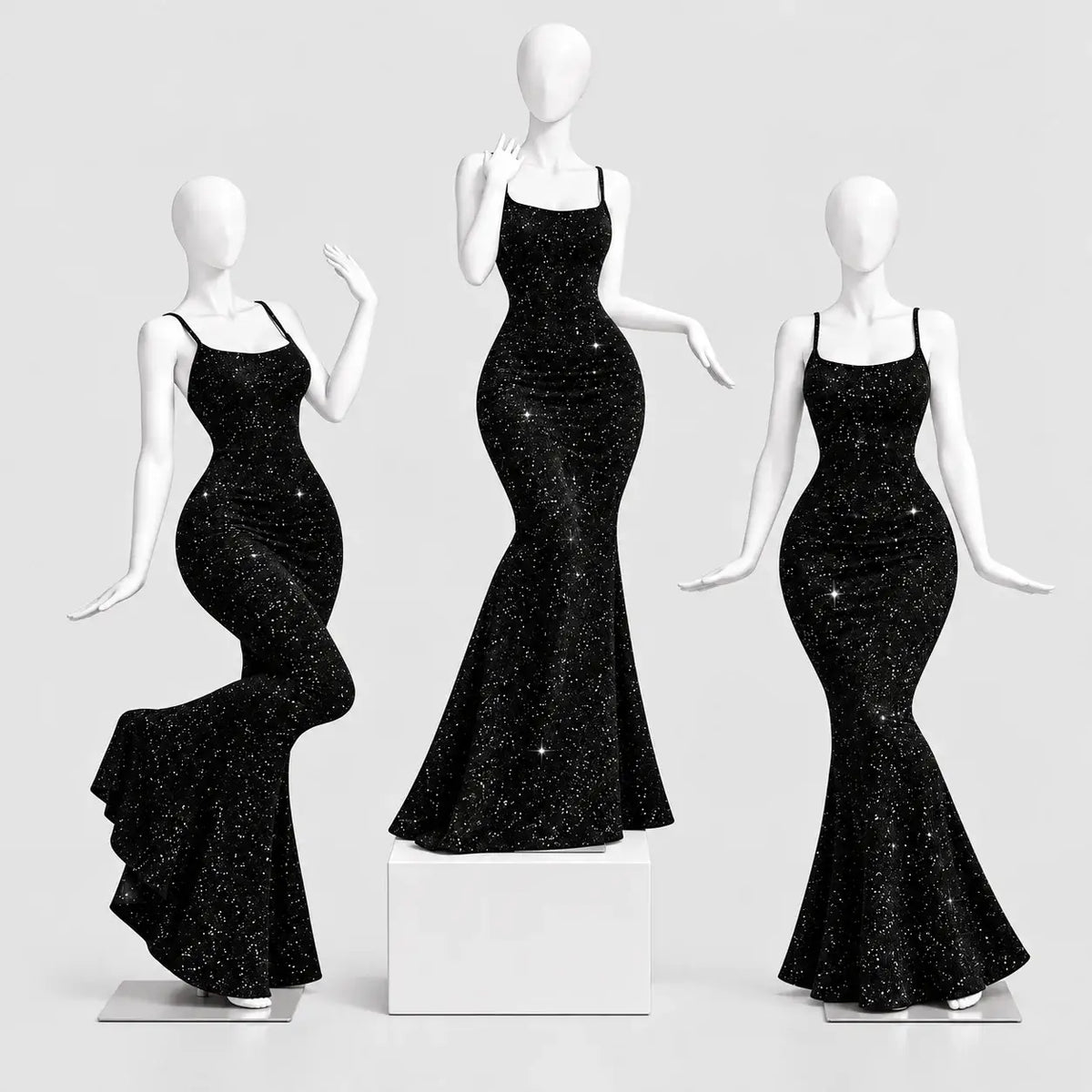 Glitter Mermaid Maxi Dress