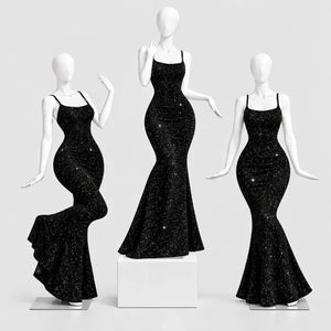 Glitter Mermaid Maxi Dress