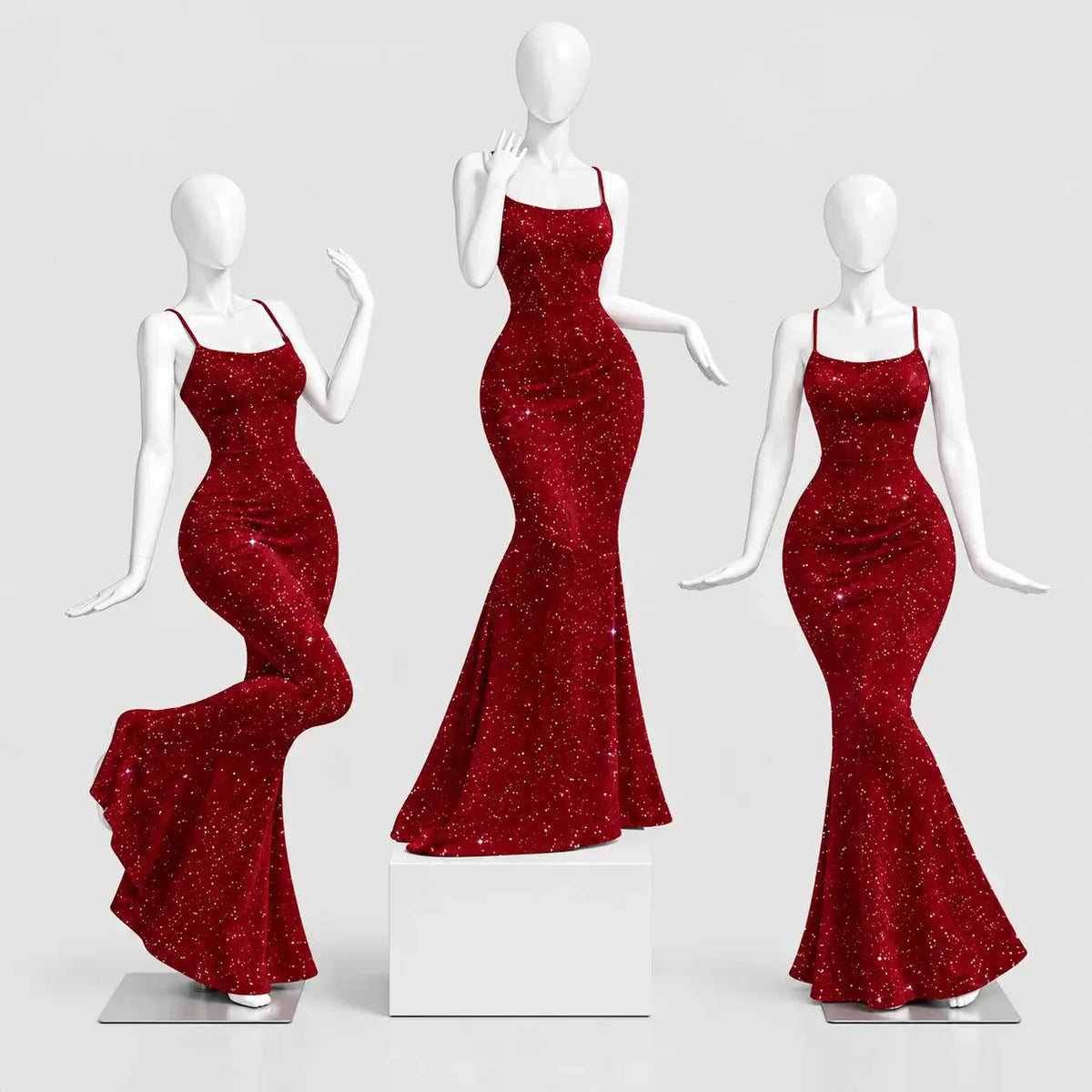 Glitter Mermaid Maxi Dress