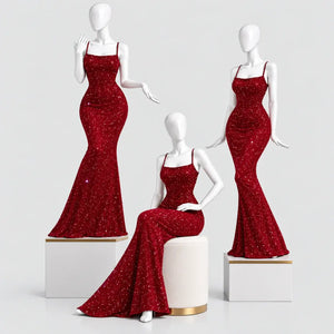 Glitter Mermaid Maxi Dress