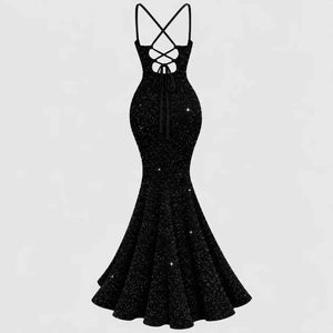 Glitter Mermaid Maxi Dress