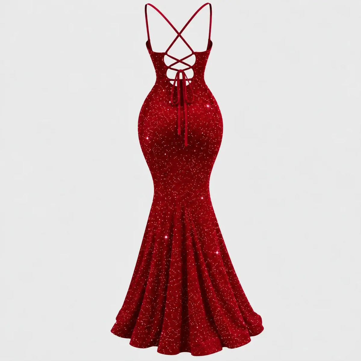 Glitter Mermaid Maxi Dress