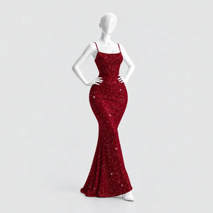 Glitter Mermaid Maxi Dress