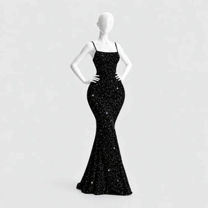 Glitter Mermaid Maxi Dress