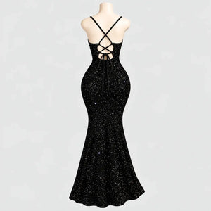 Glitter Mermaid Maxi Dress