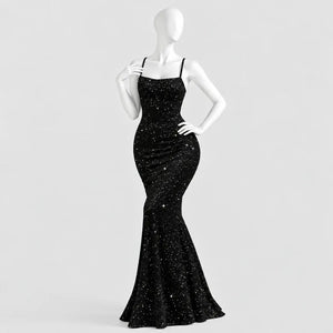 Glitter Mermaid Maxi Dress