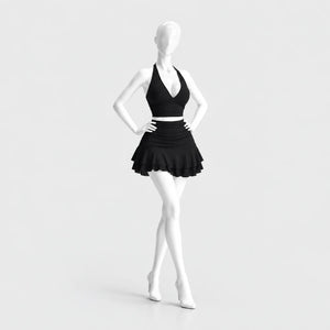 Allure Ruched Halter Set