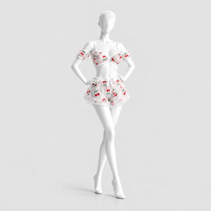 Sweet Cherry Two-Piece Lingerie Set