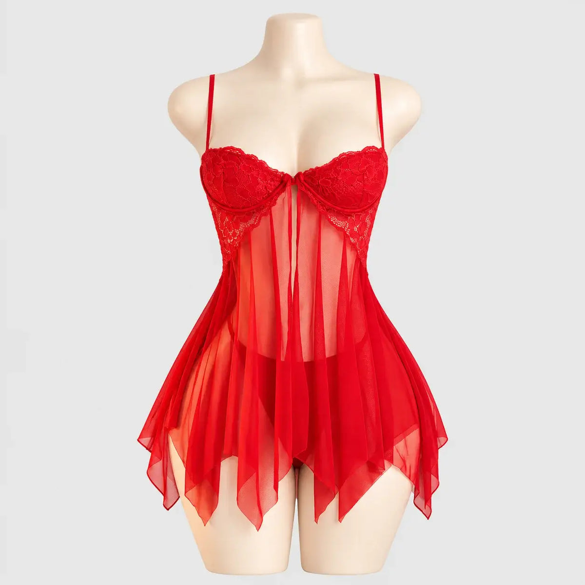 Lace Mesh Babydoll
