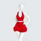 Allure Ruched Halter Set