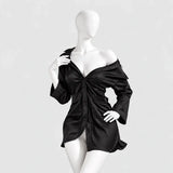 Satin Lace Nightshirt