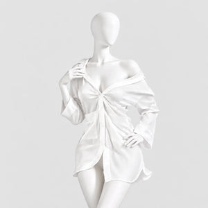 Satin Lace Nightshirt