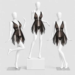 Sheer Lace Babydoll