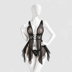 Sheer Lace Babydoll
