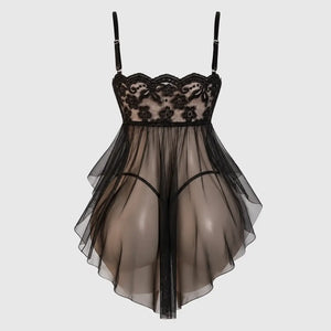 Sheer Lace Babydoll