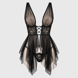 Sheer Lace Babydoll