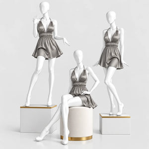 Satin Halter Mini Dress