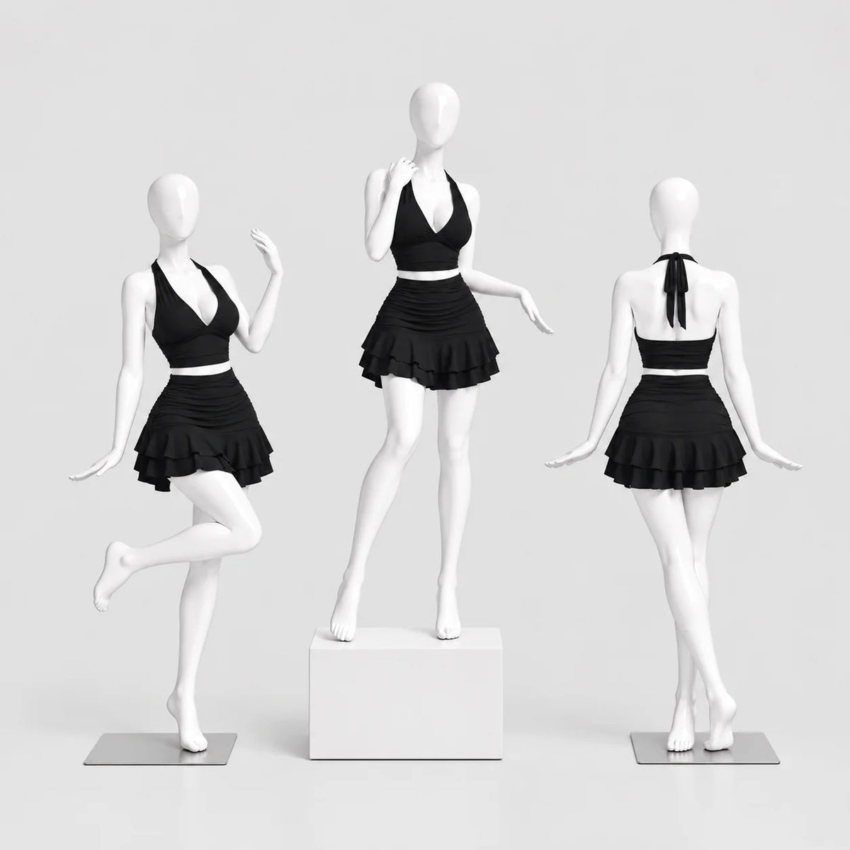 Allure Ruched Halter Set