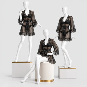 Three-Piece Lace Lingerie Set