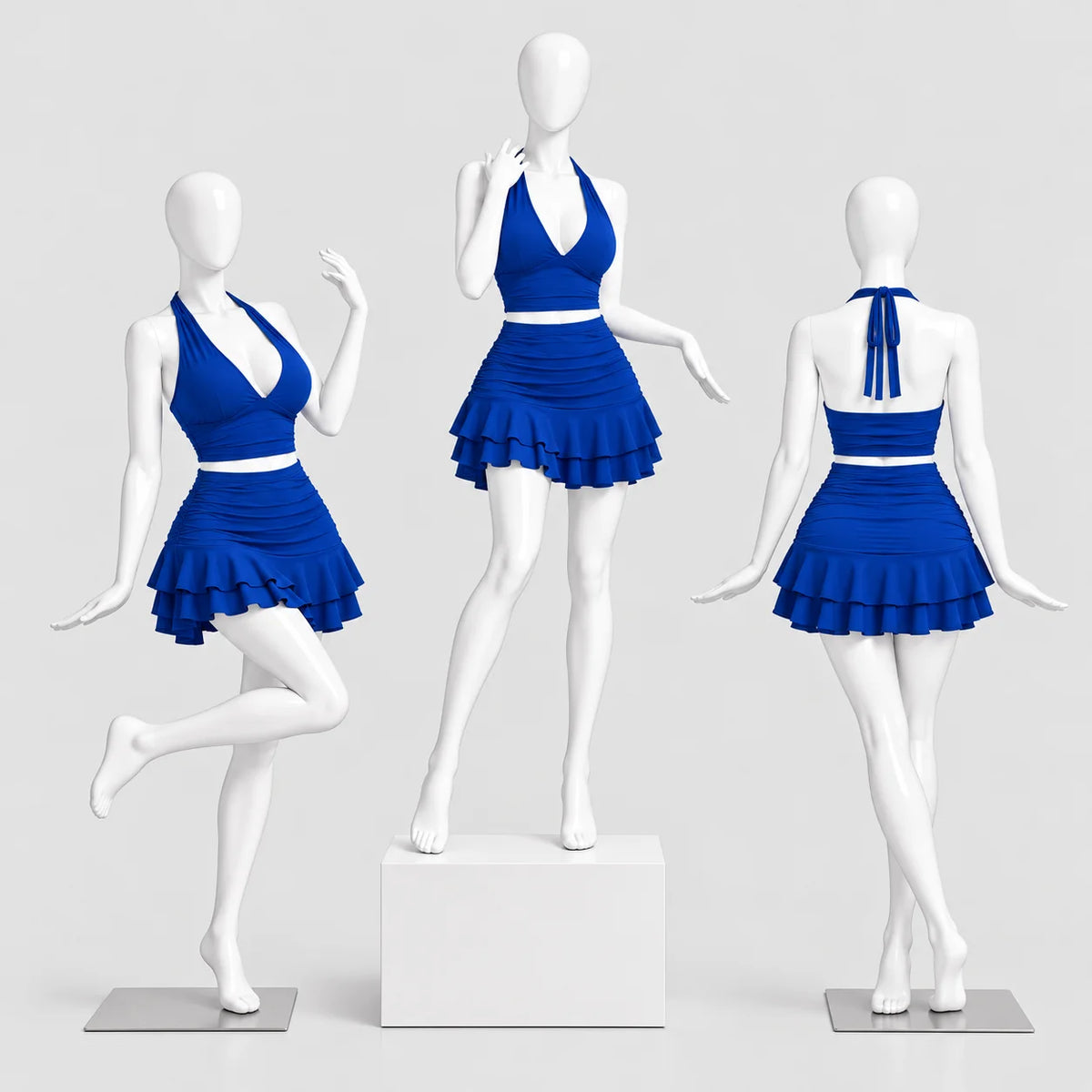 Allure Ruched Halter Set
