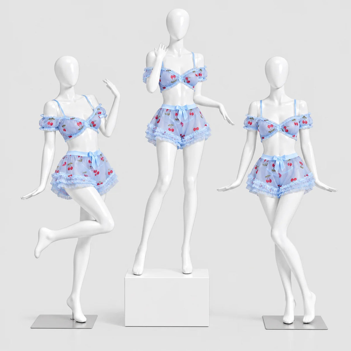 Sweet Cherry Two-Piece Lingerie Set