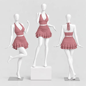 Allure Ruched Halter Set