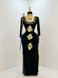 Baladi dance dress with gold coins
