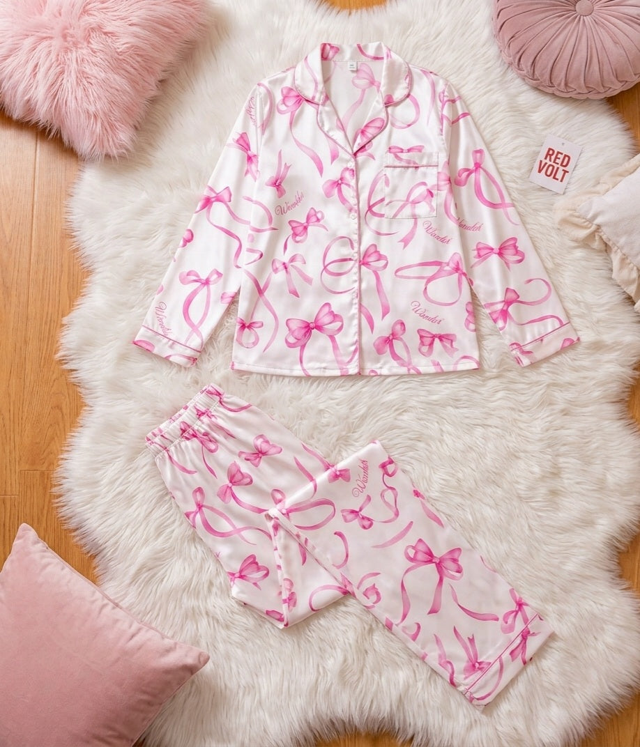 Premium Syrian satin pajama set