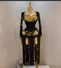 Handmade belly dance costume