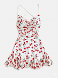 Sweet Cherry Strappy Mini Dress